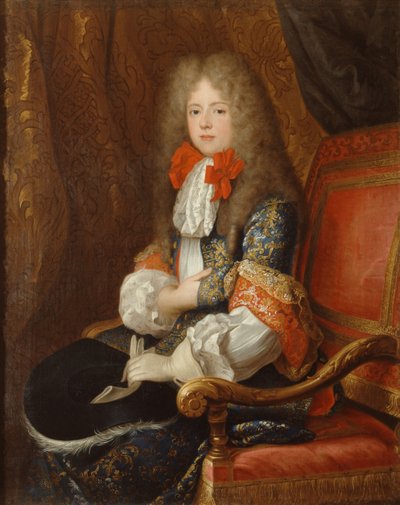 Portrait of Liselotte von der Pfalz, Duchess of Orléans in Hunting Costume by Louis Ferdinand Elle the Younger